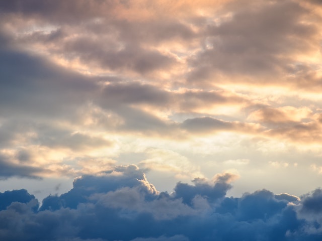 Moln på himlen